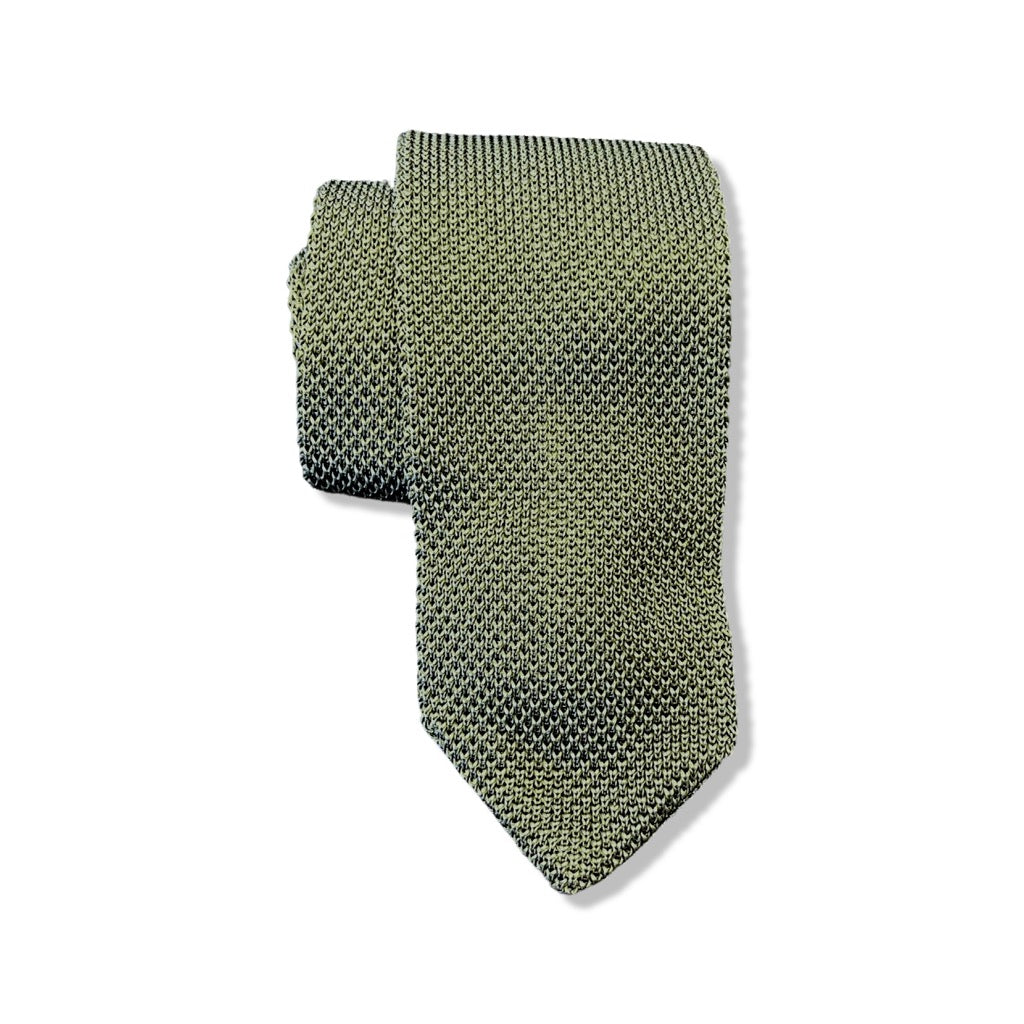 Sage Green Knit Tie