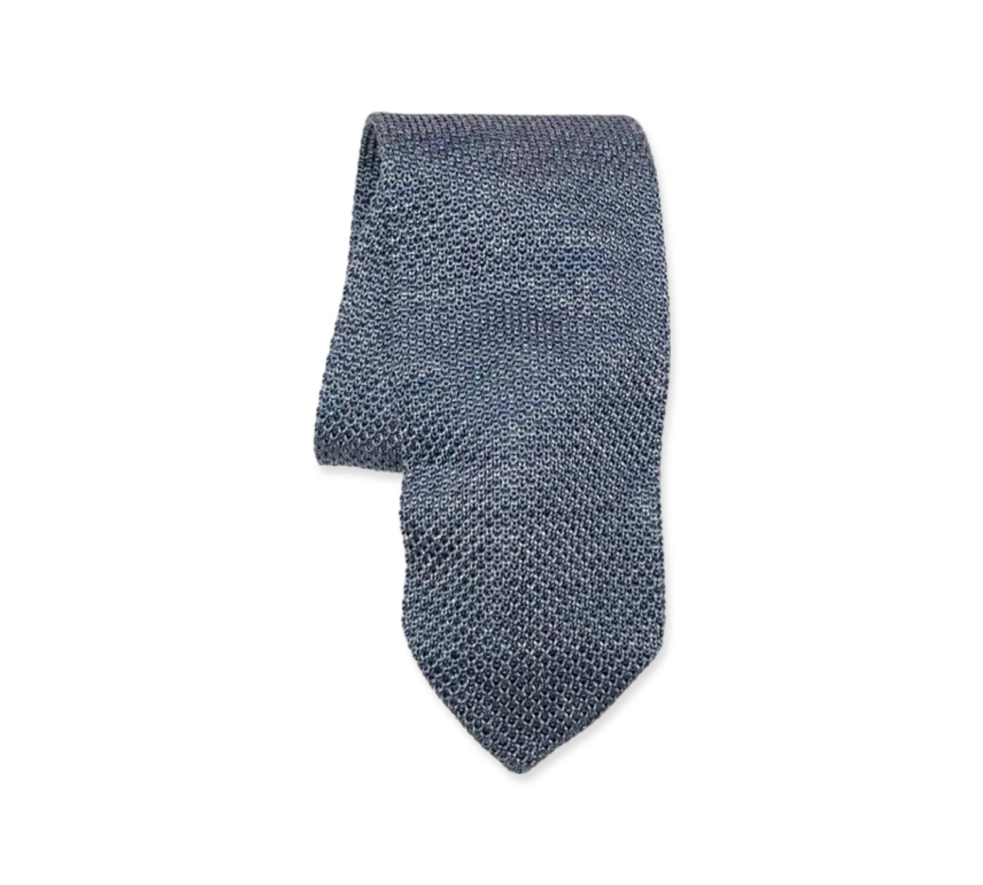 Light Blue Melange Knit Tie