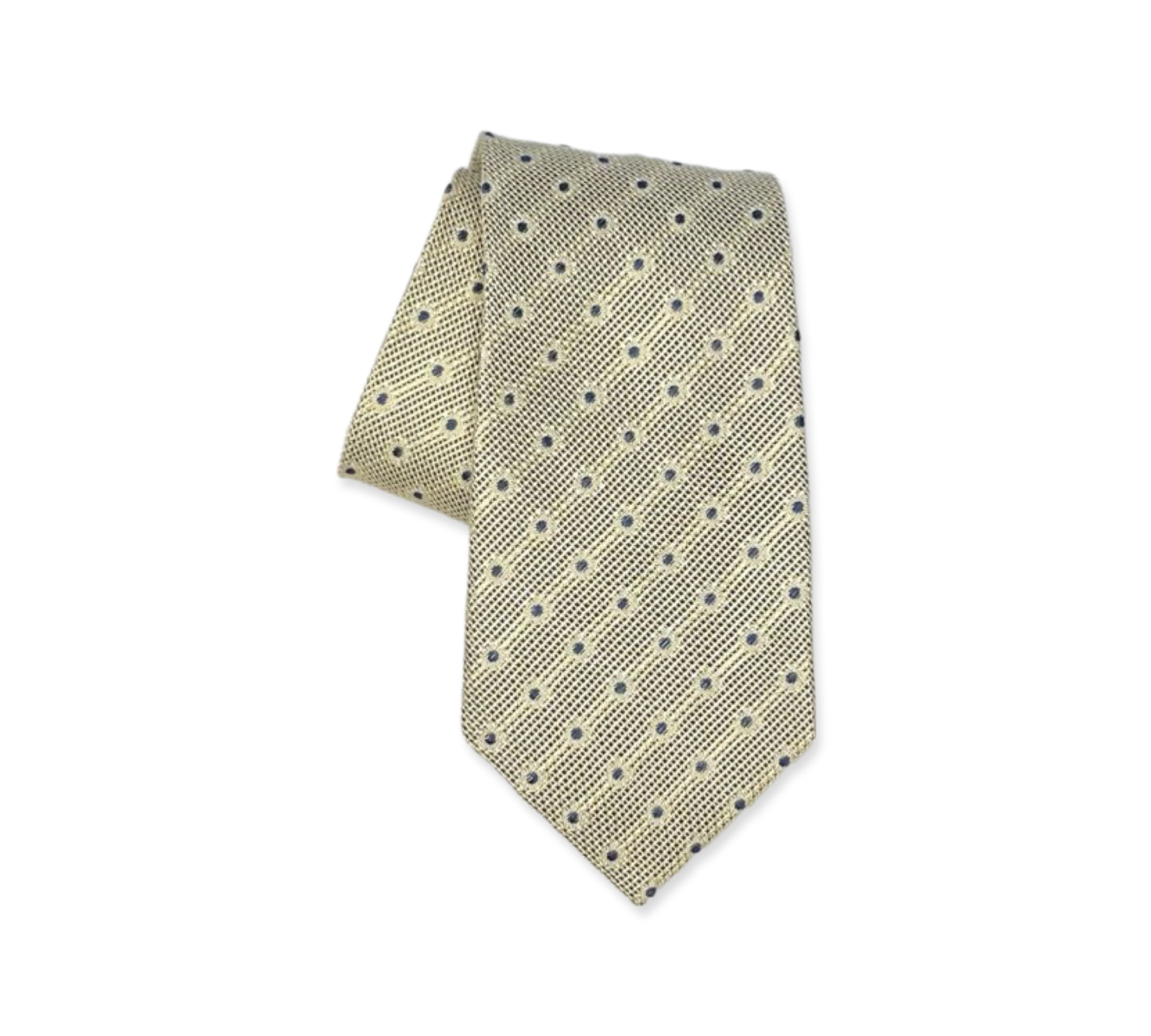 Gold Dot Grenadine Tie
